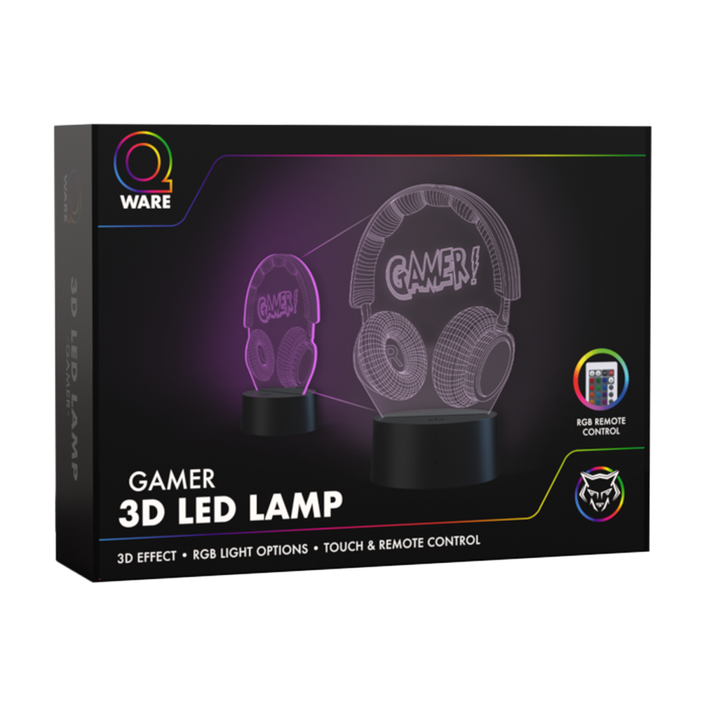 3D Led Lamp - Gamer!