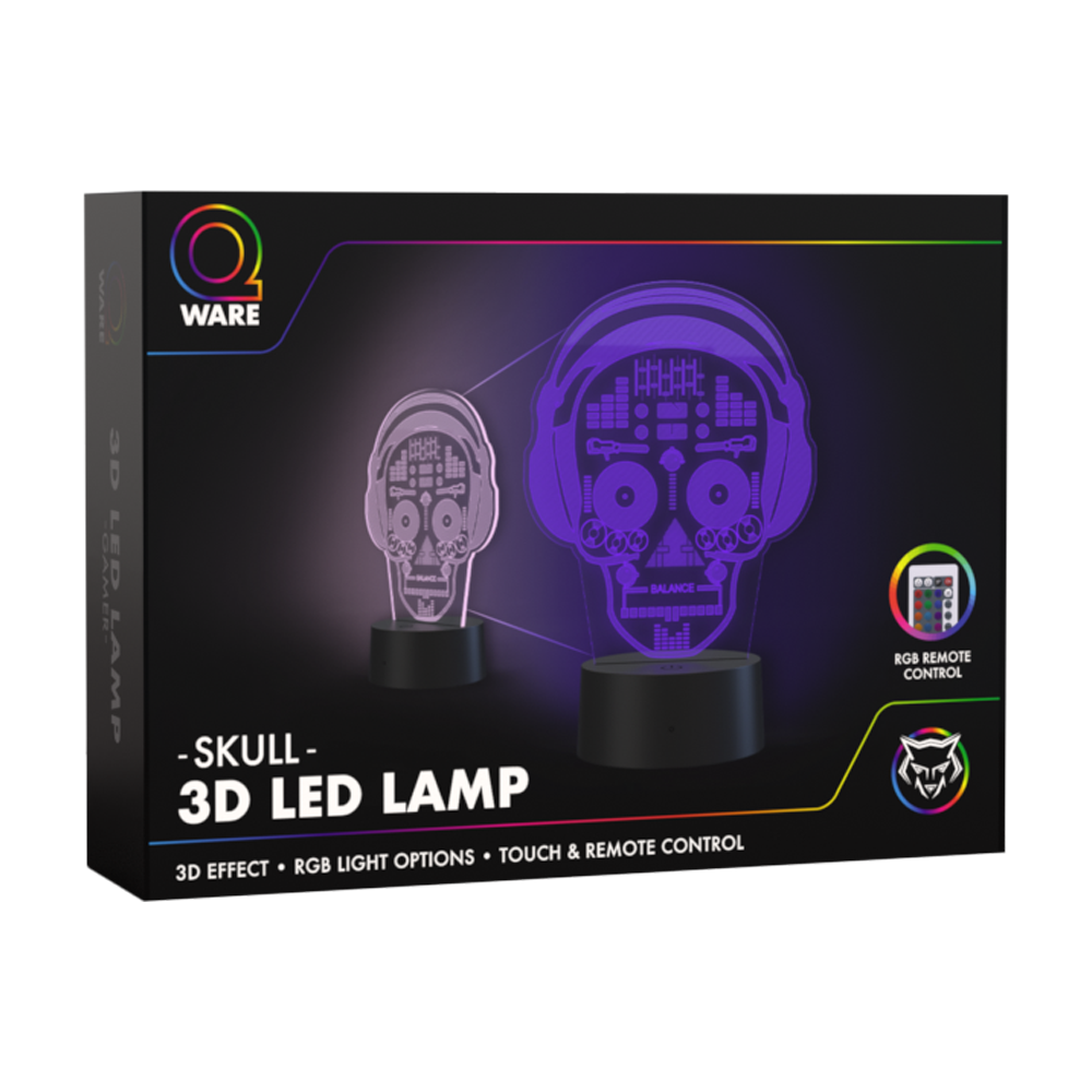 3D Led Lamp - Skull