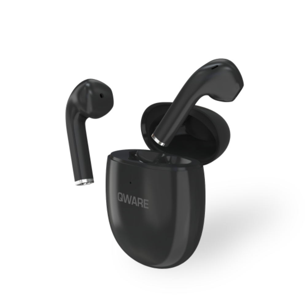 Qware Sound Wireless Earbuds Black
