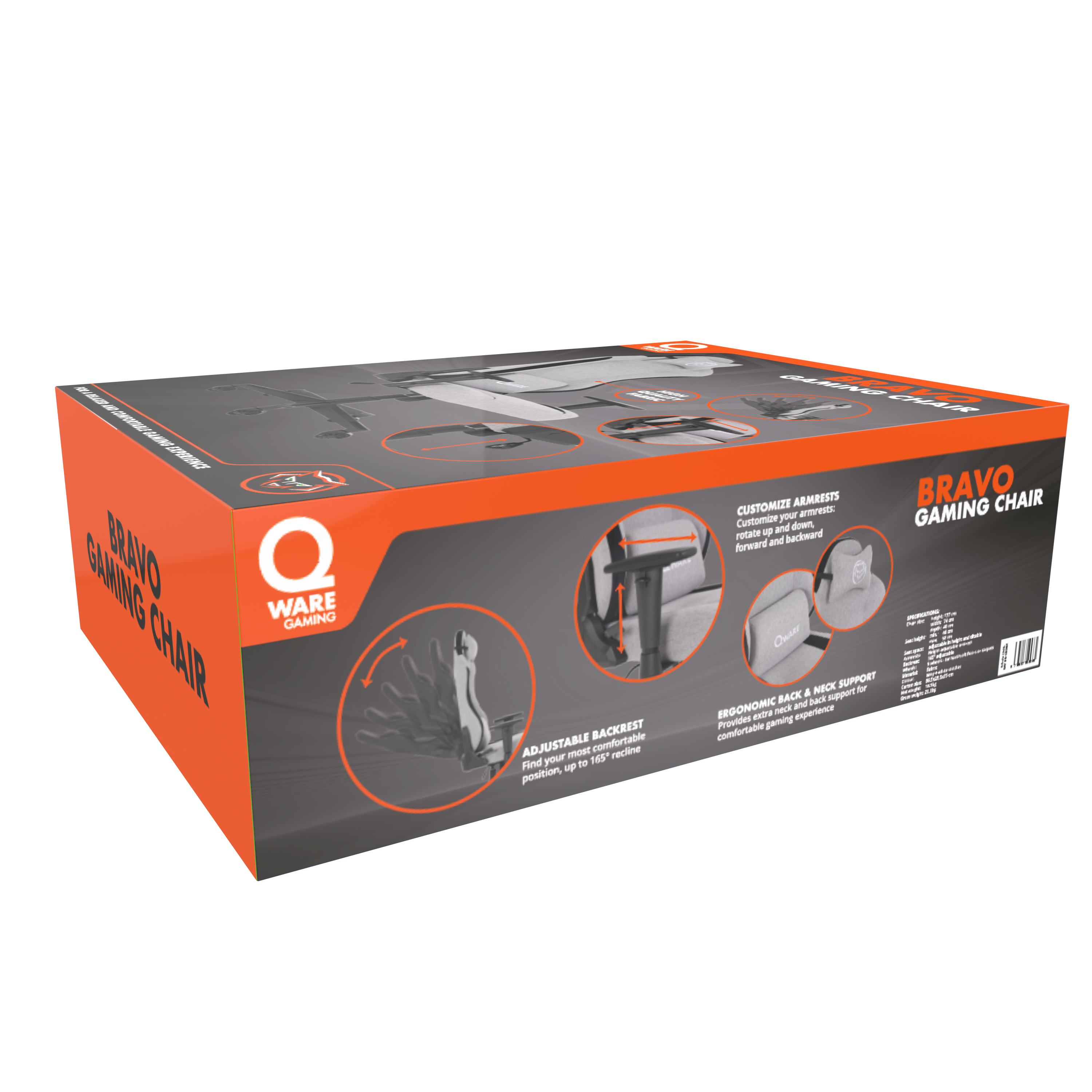 Qware gaming stoel Bravo