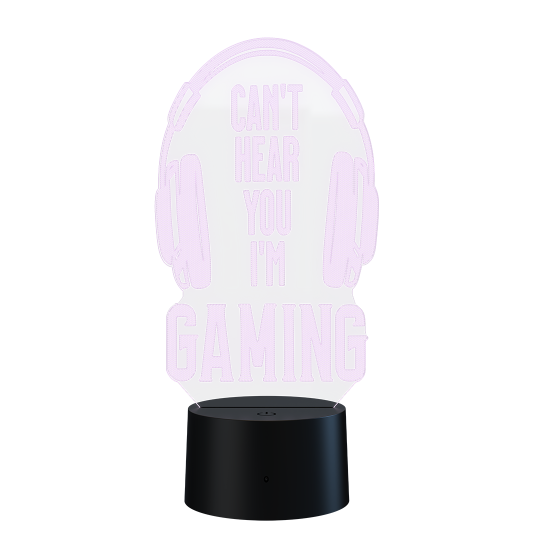 3D Led Lamp - Can't hear you, I'm gaming