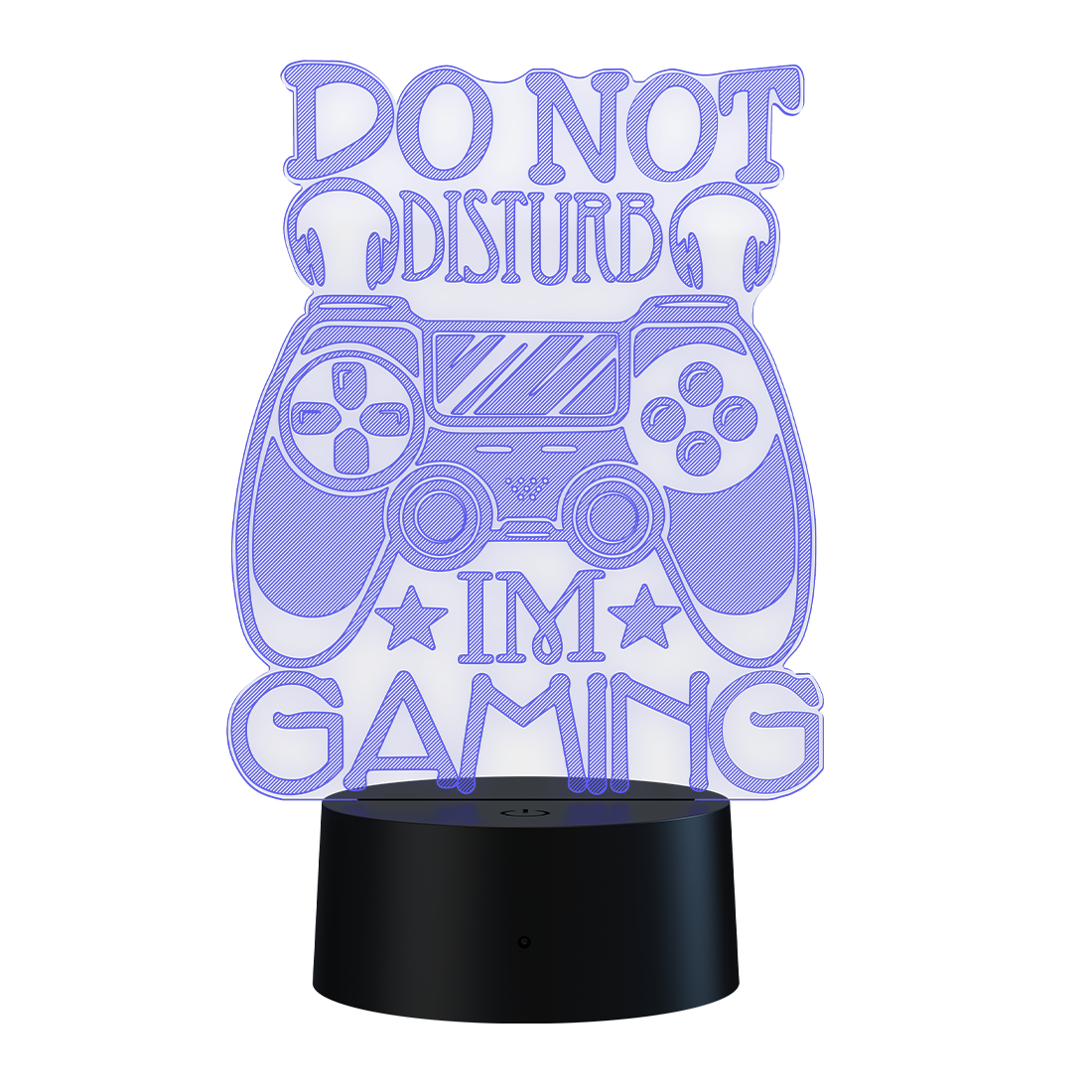 3D Led Lamp - Do not disturb, I'm gaming