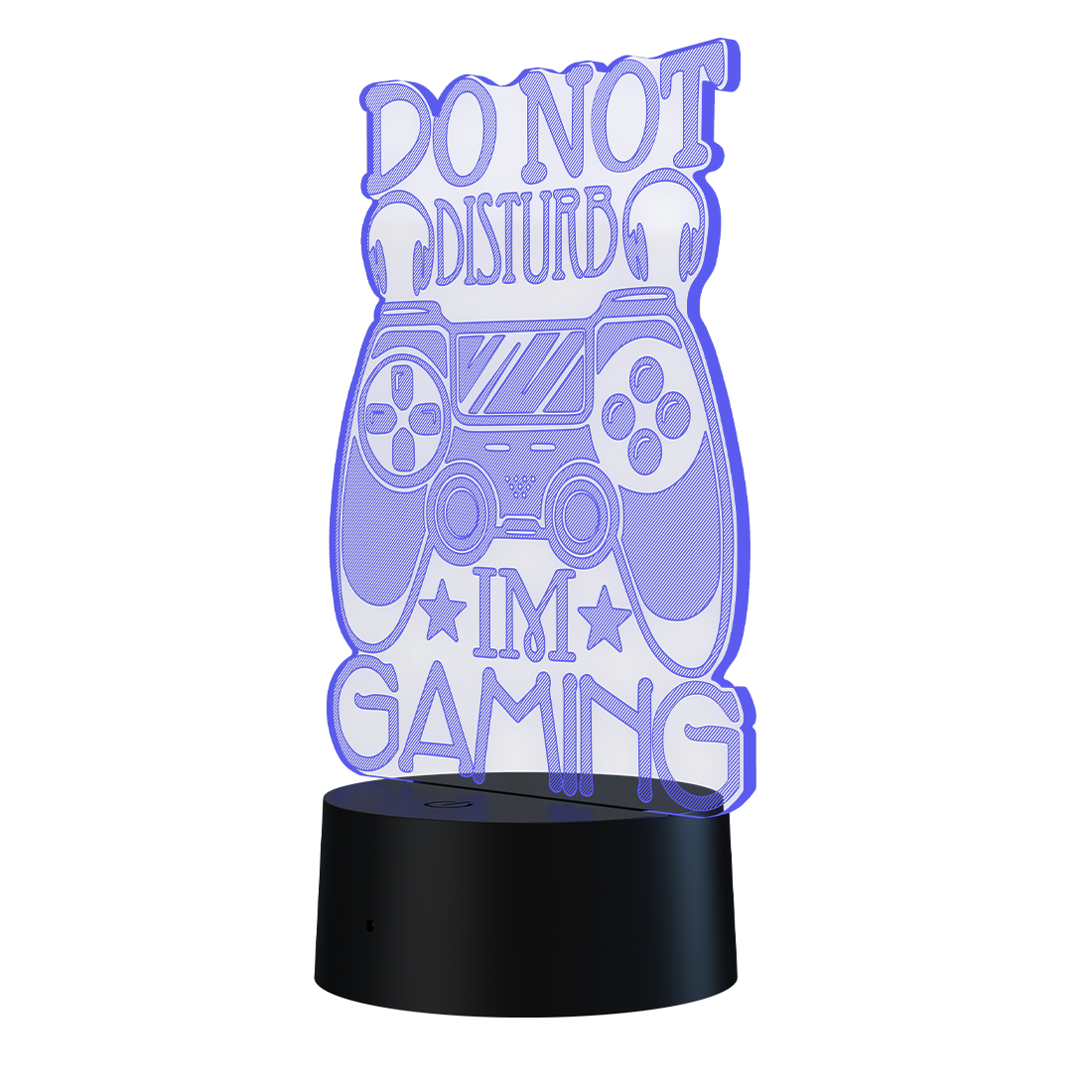 3D Led Lamp - Do not disturb, I'm gaming