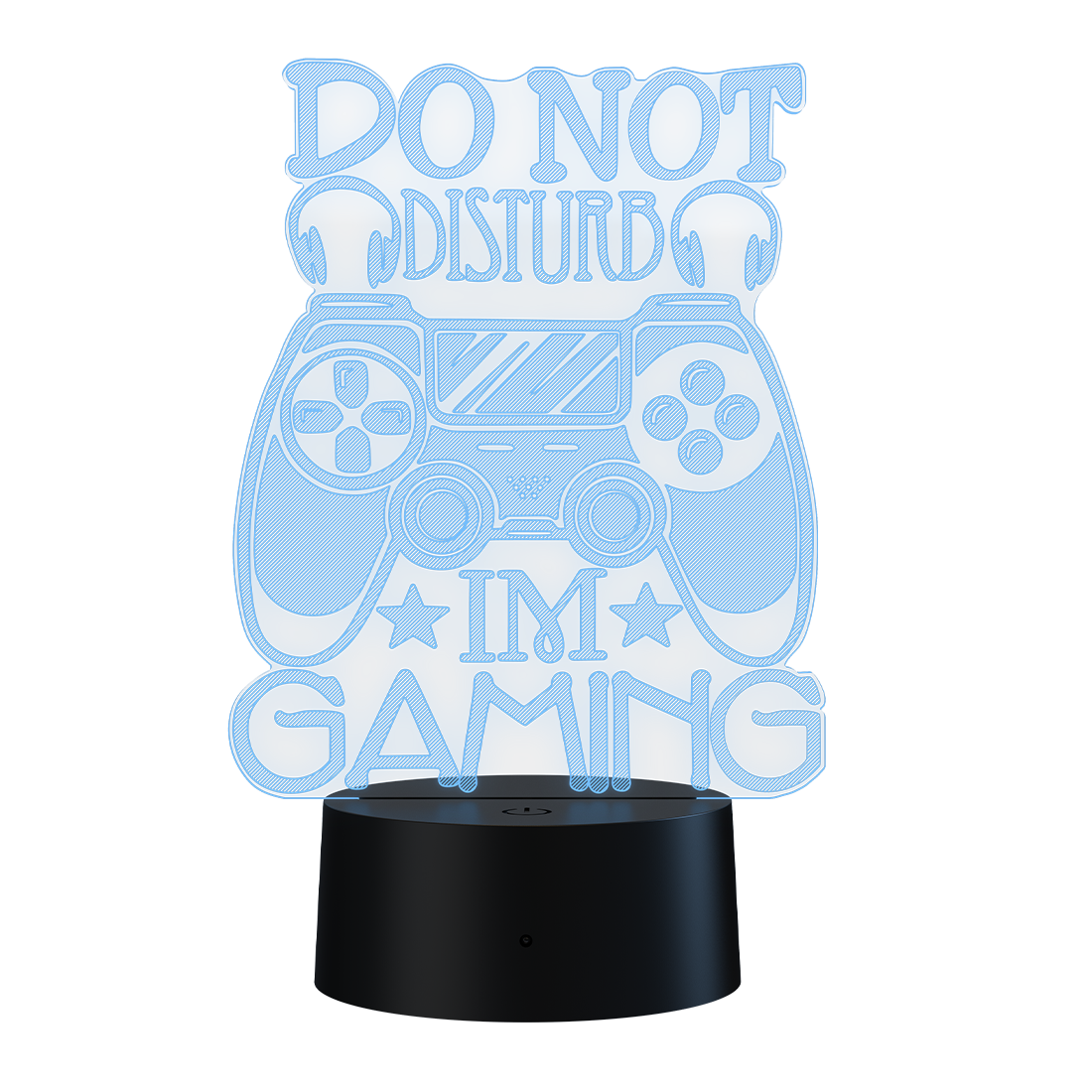 3D Led Lamp - Do not disturb, I'm gaming