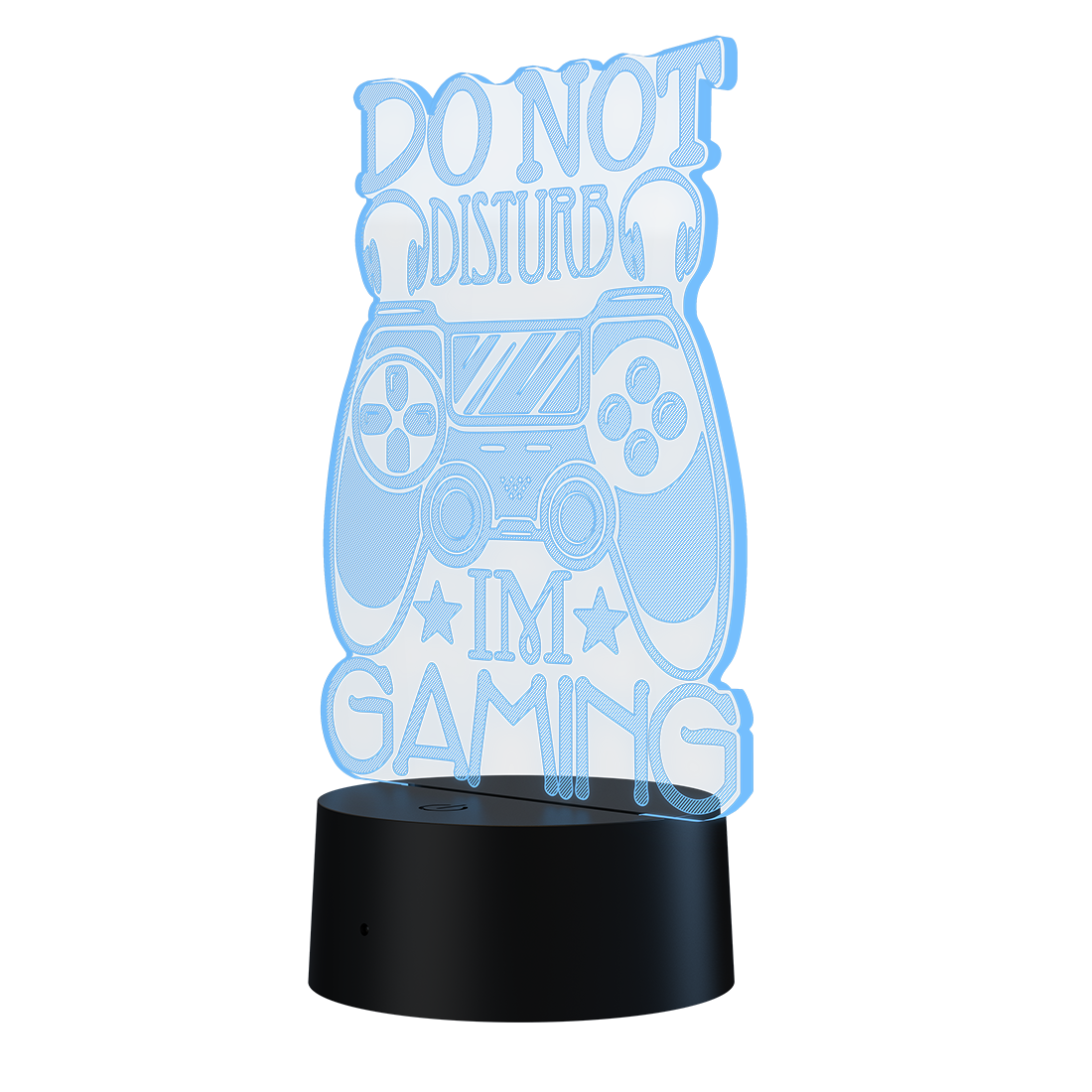 3D Led Lamp - Do not disturb, I'm gaming
