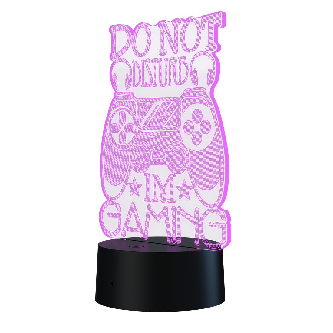 3D Led Lamp - Do not disturb, I'm gaming