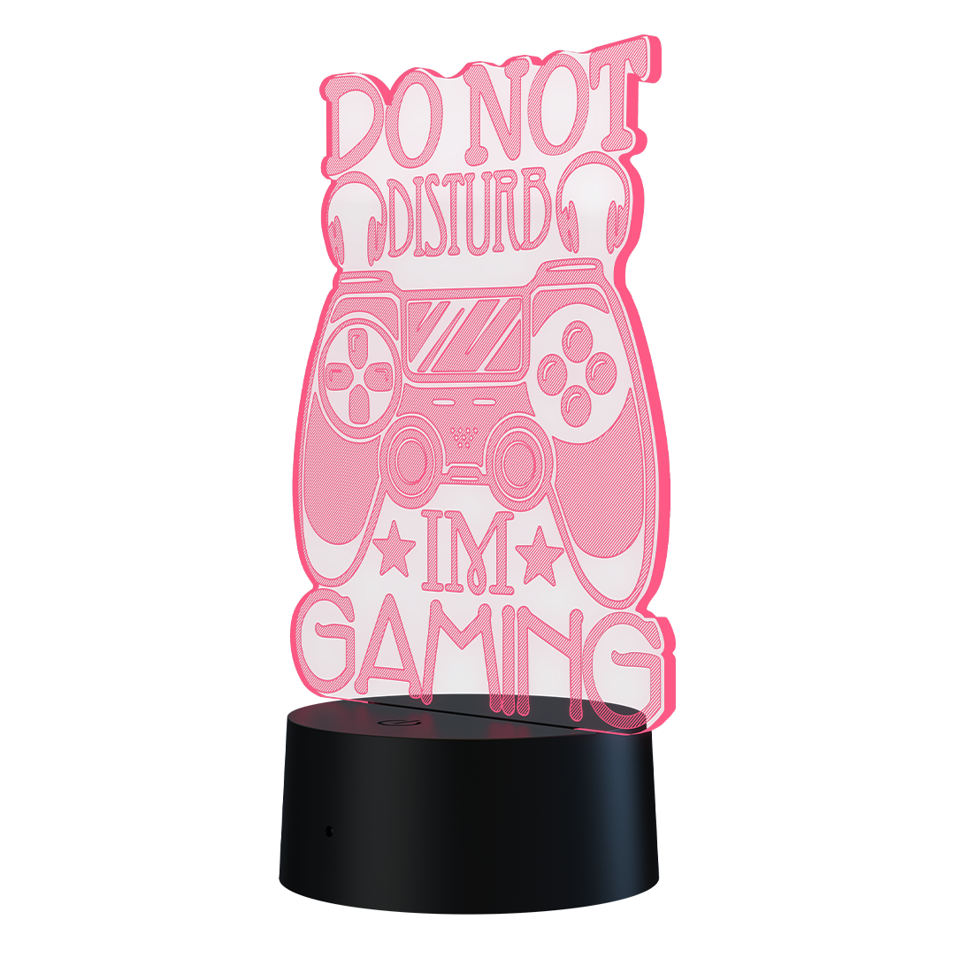 3D Led Lamp - Do not disturb, I'm gaming