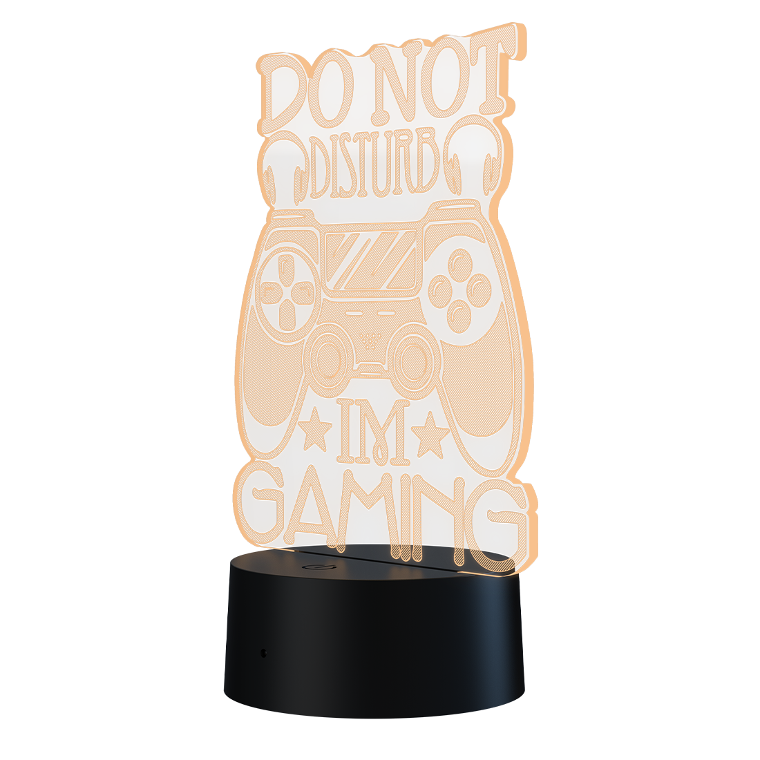 3D Led Lamp - Do not disturb, I'm gaming