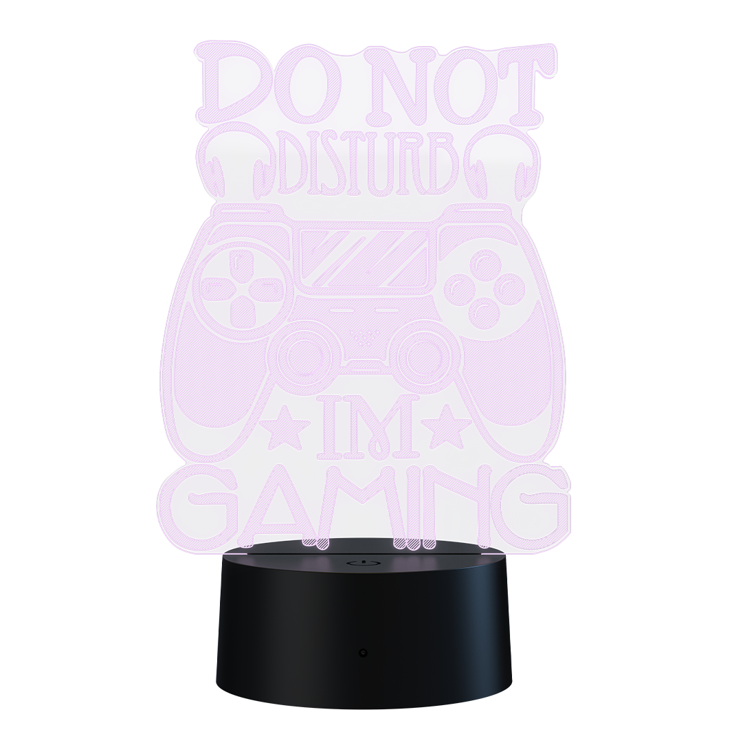 3D Led Lamp - Do not disturb, I'm gaming