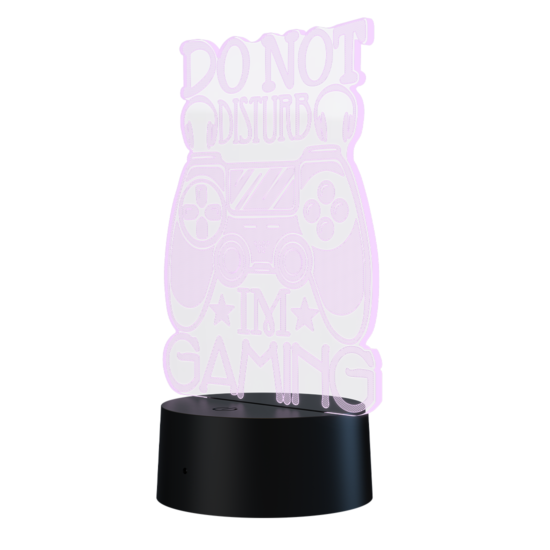 3D Led Lamp - Do not disturb, I'm gaming