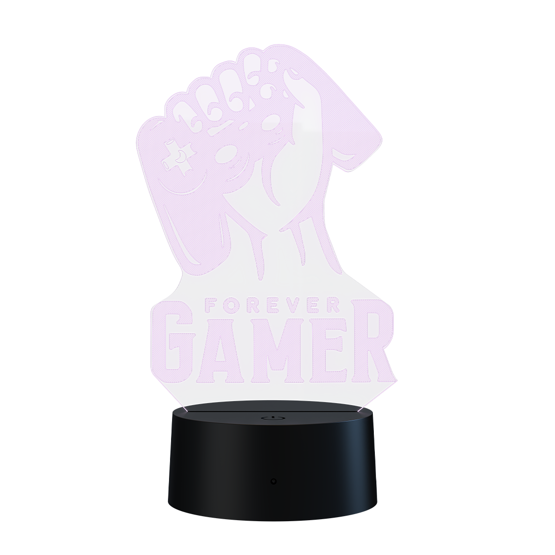 3D Led Lamp - Forever gamer