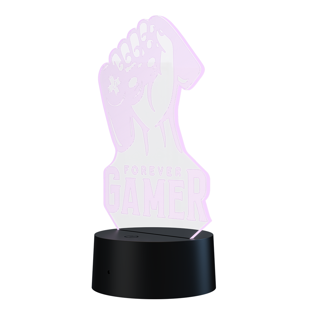 3D Led Lamp - Forever gamer