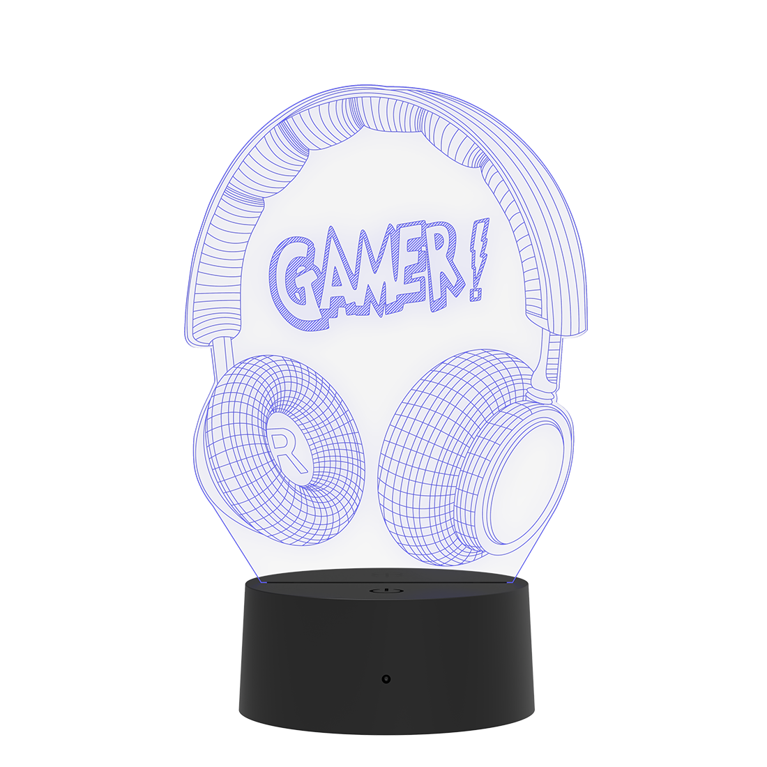3D Led Lamp - Gamer!