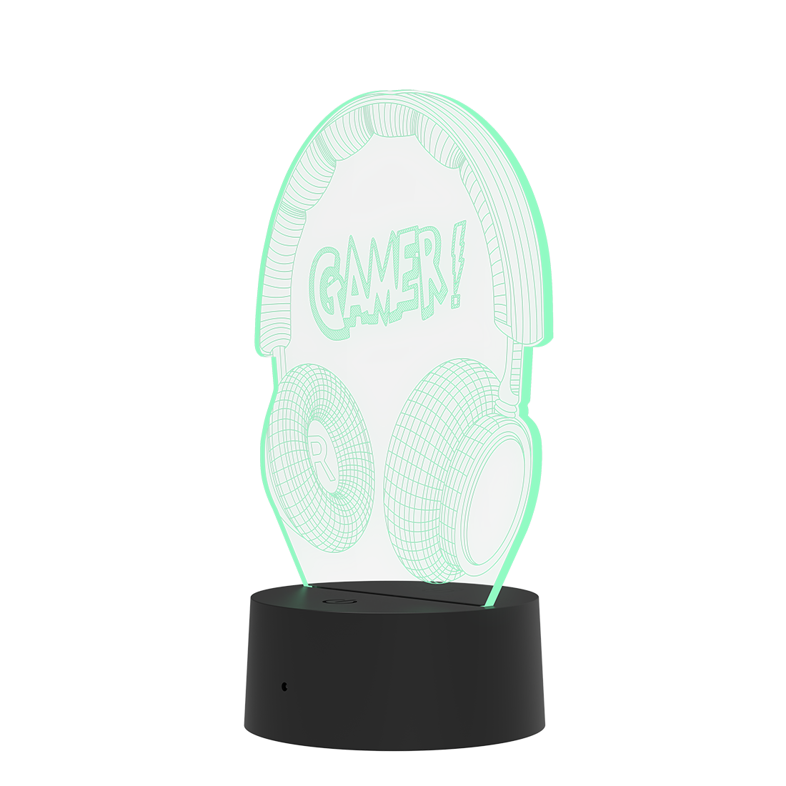 3D Led Lamp - Gamer!