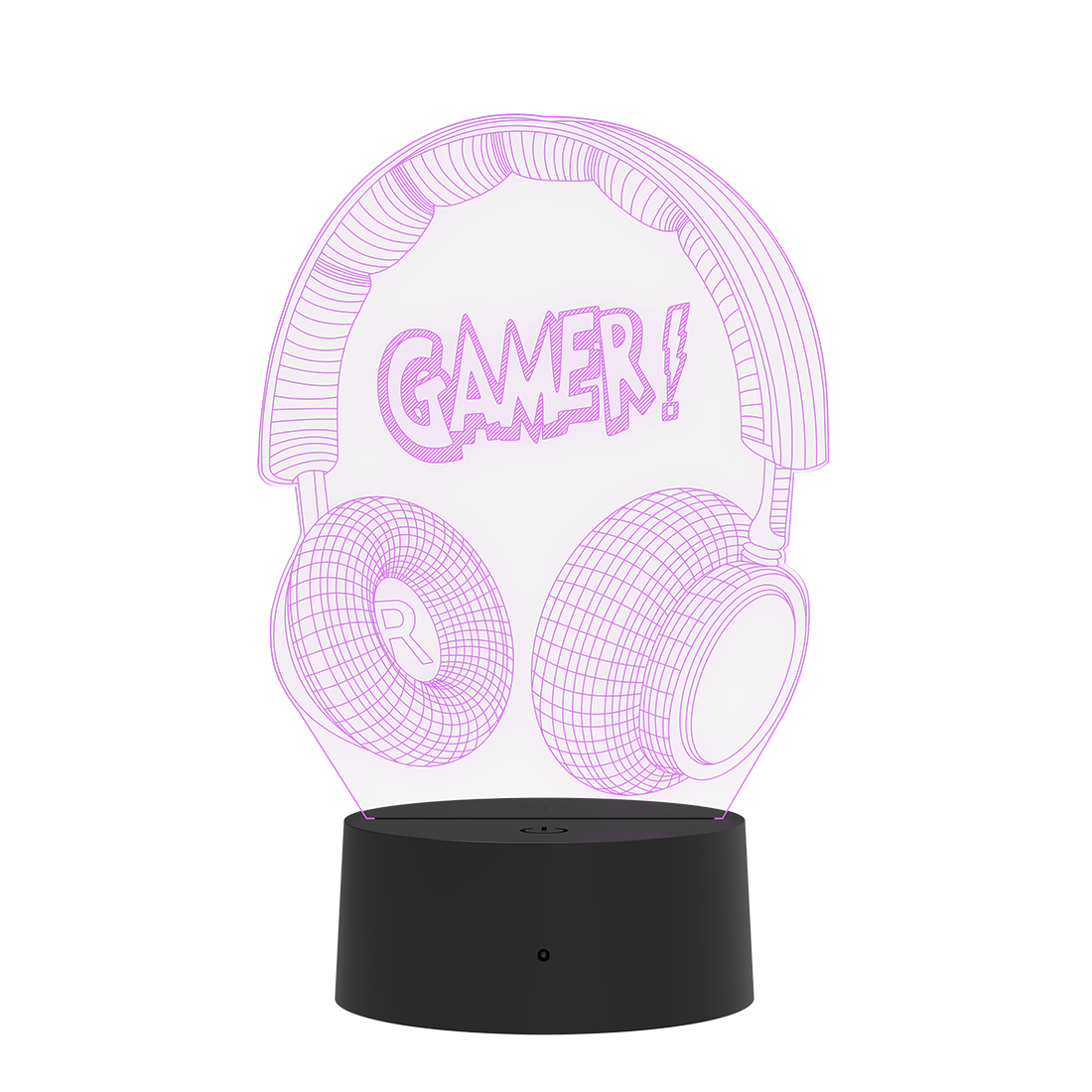 3D Led Lamp - Gamer!