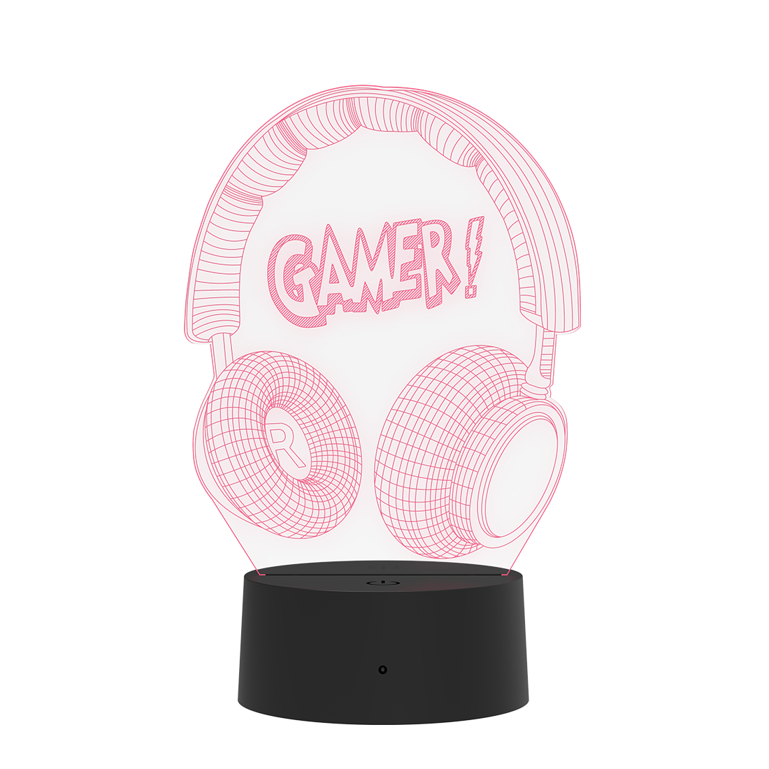 3D Led Lamp - Gamer!