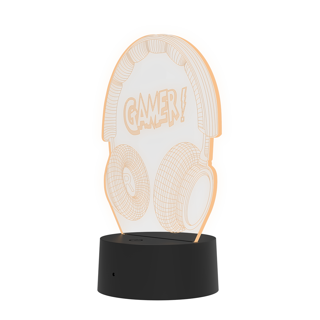 3D Led Lamp - Gamer!
