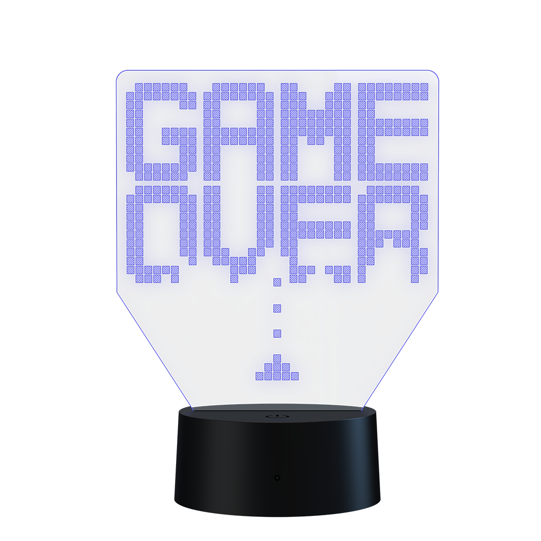 3D Led Lamp - Game over