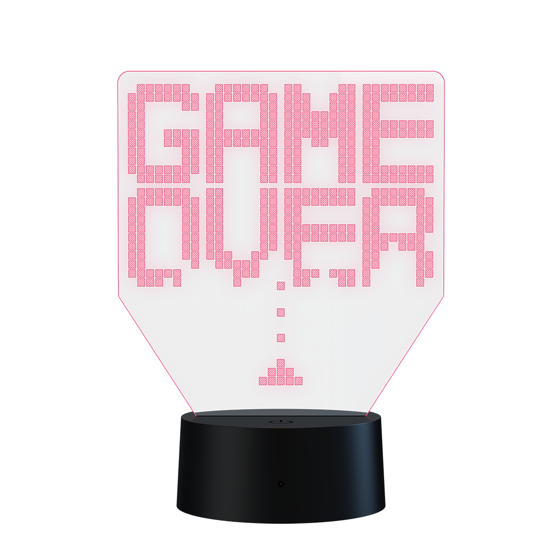 3D Led Lamp - Game over