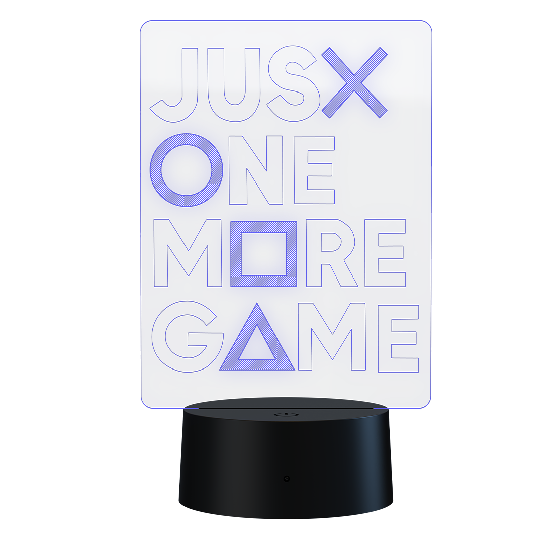3D Led Lamp - Just one more game