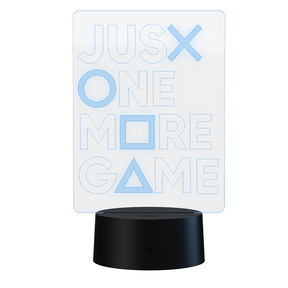 3D Led Lamp - Just one more game