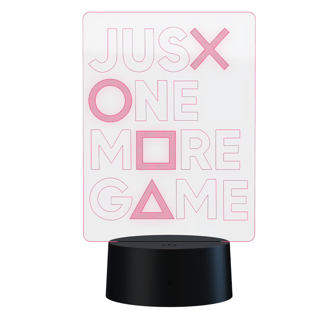 3D Led Lamp - Just one more game