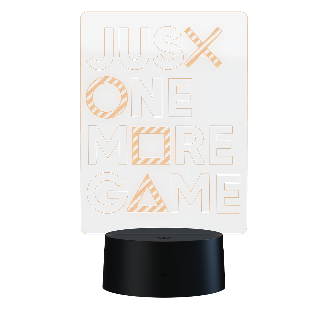 3D Led Lamp - Just one more game