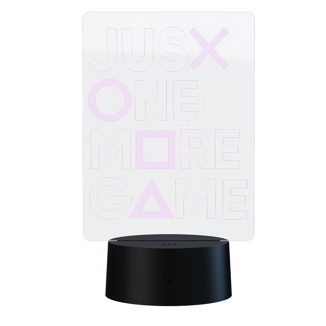 3D Led Lamp - Just one more game