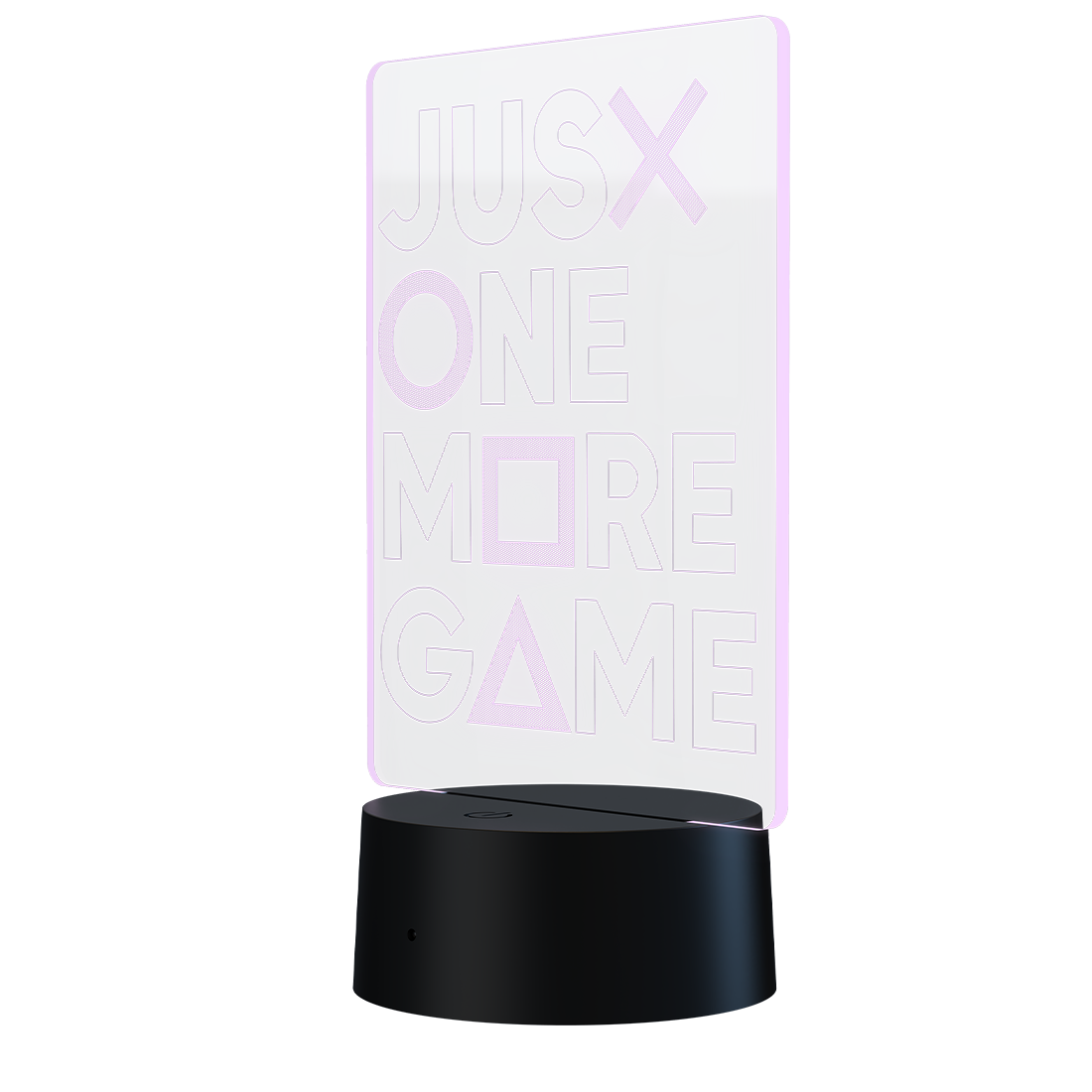 3D Led Lamp - Just one more game
