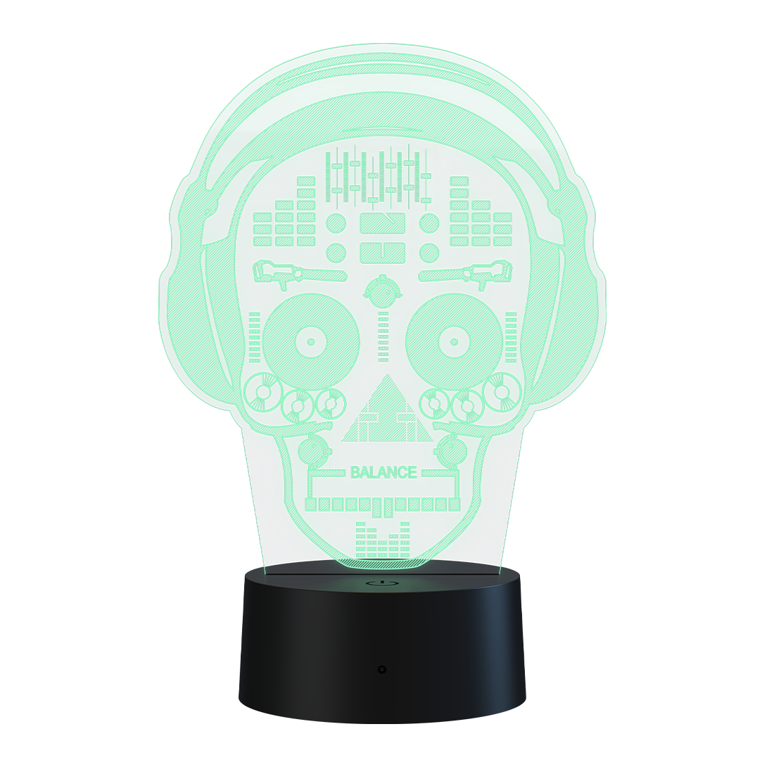 3D Led Lamp - Skull