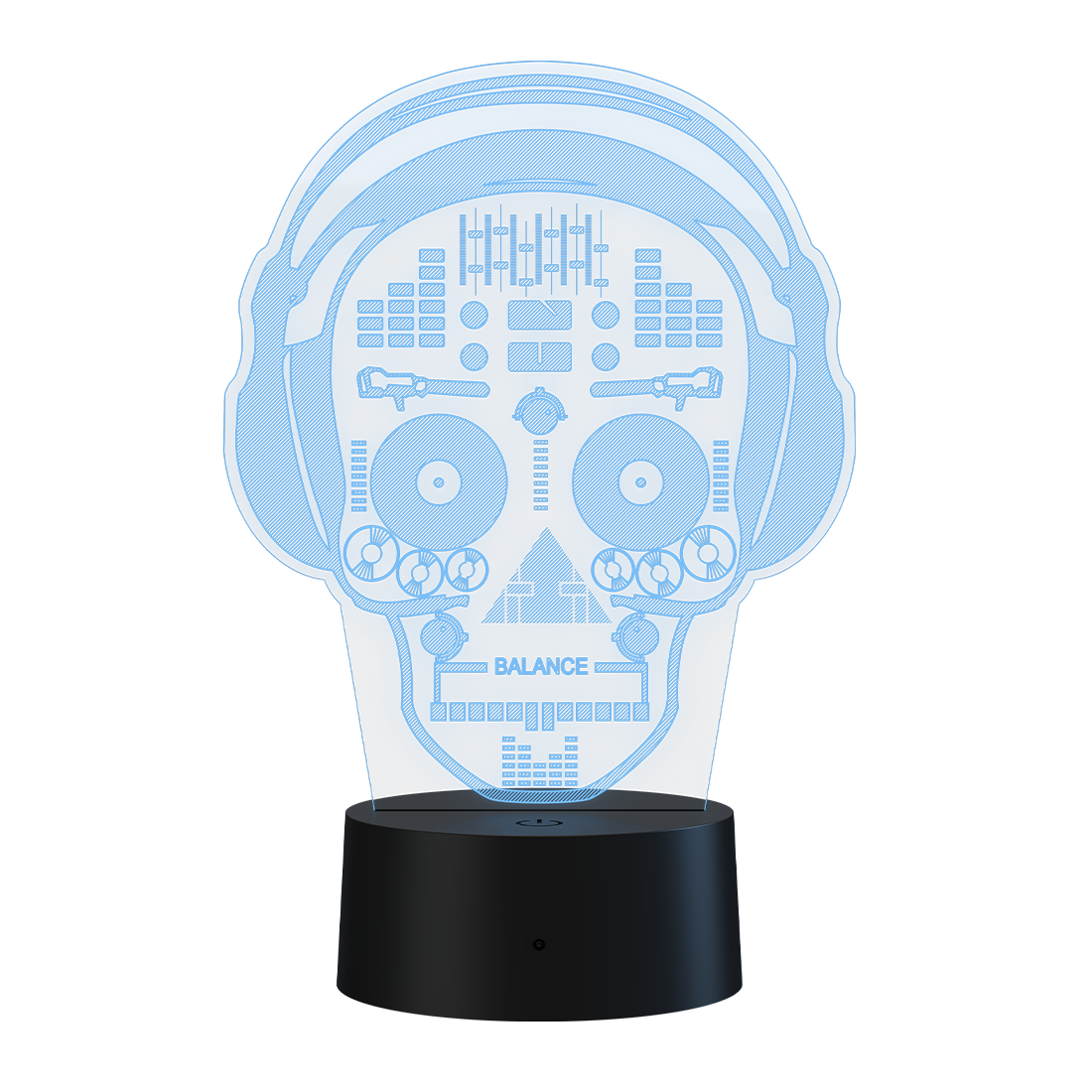 3D Led Lamp - Skull
