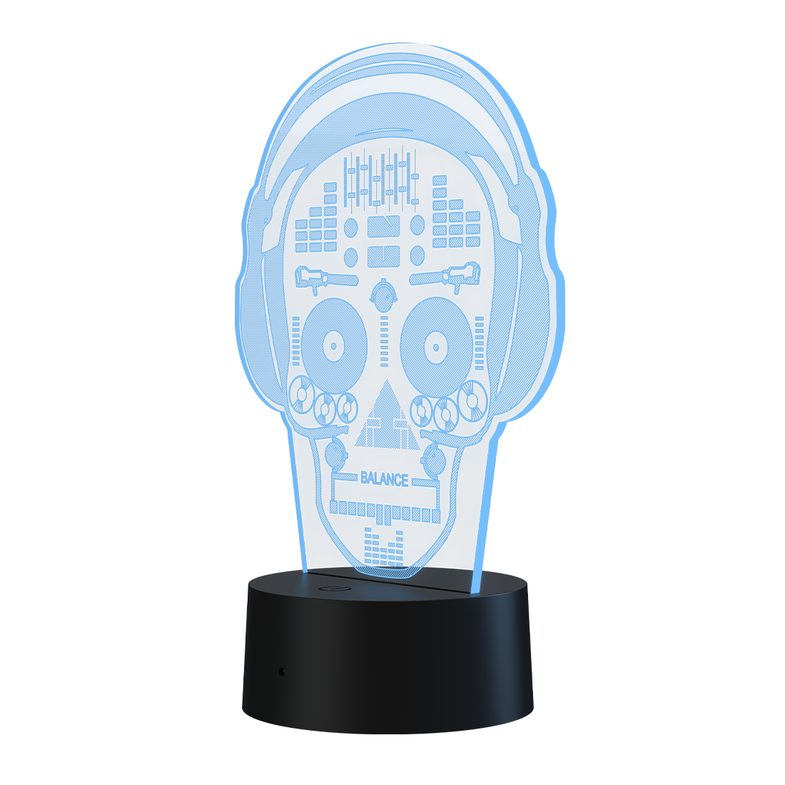 3D Led Lamp - Skull