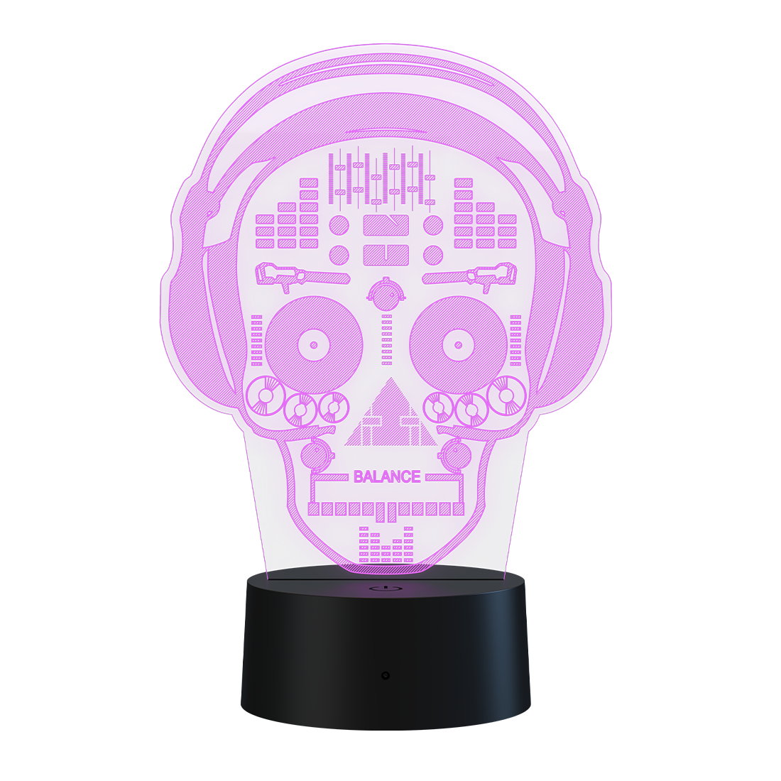 3D Led Lamp - Skull
