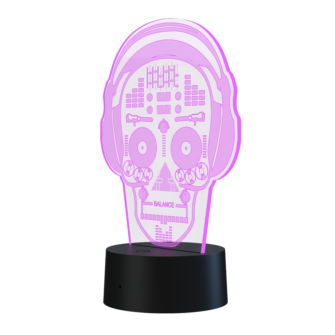 3D Led Lamp - Skull