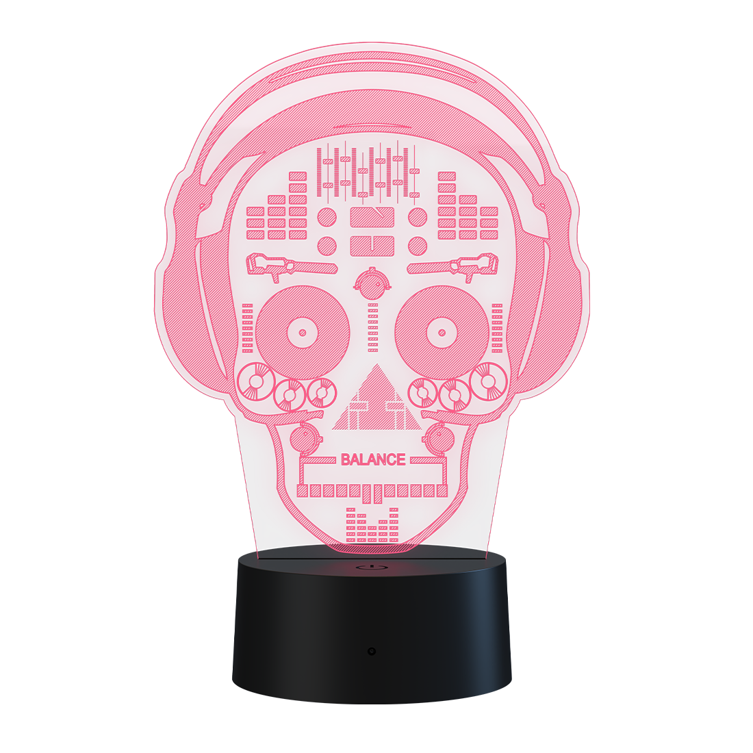 3D Led Lamp - Skull
