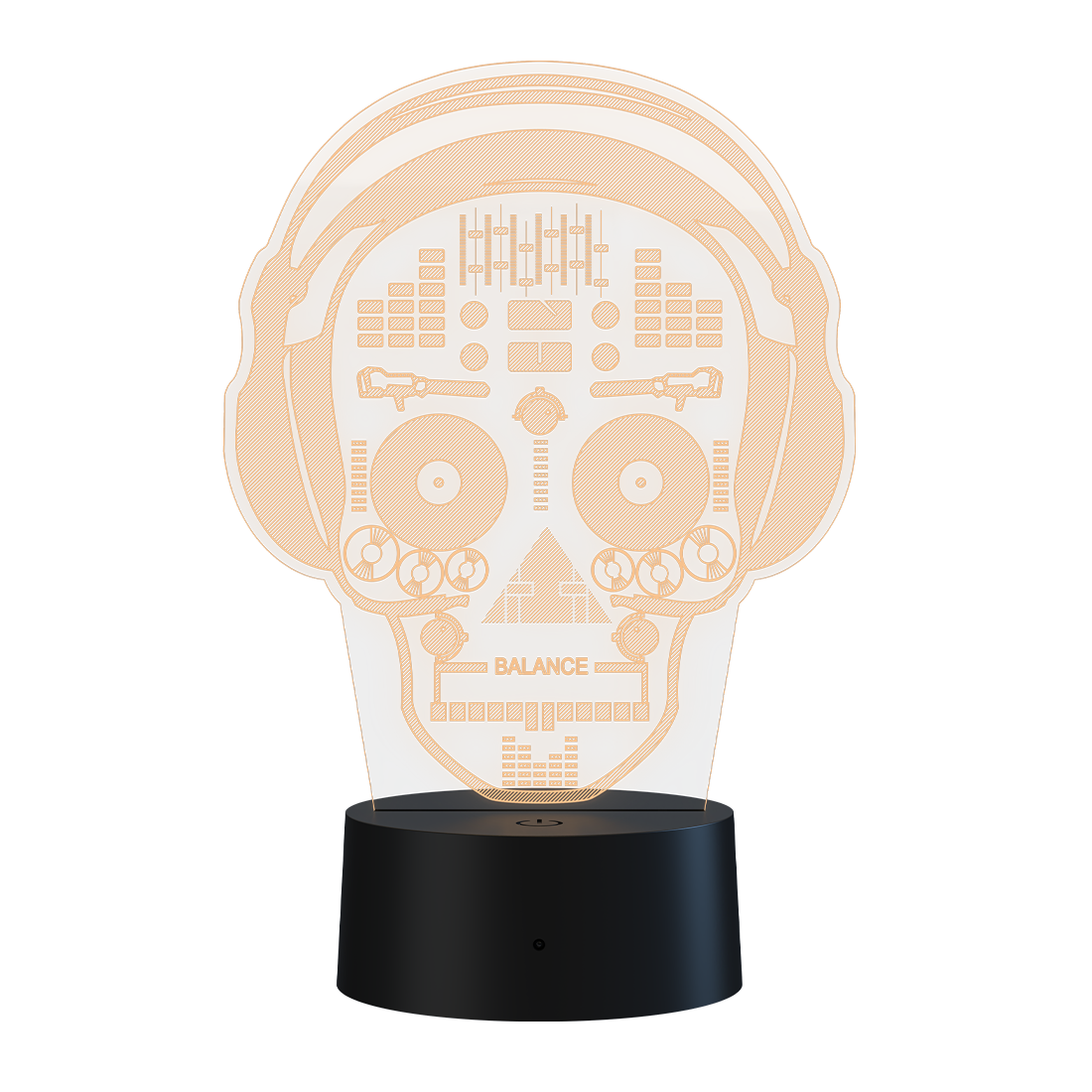 3D Led Lamp - Skull