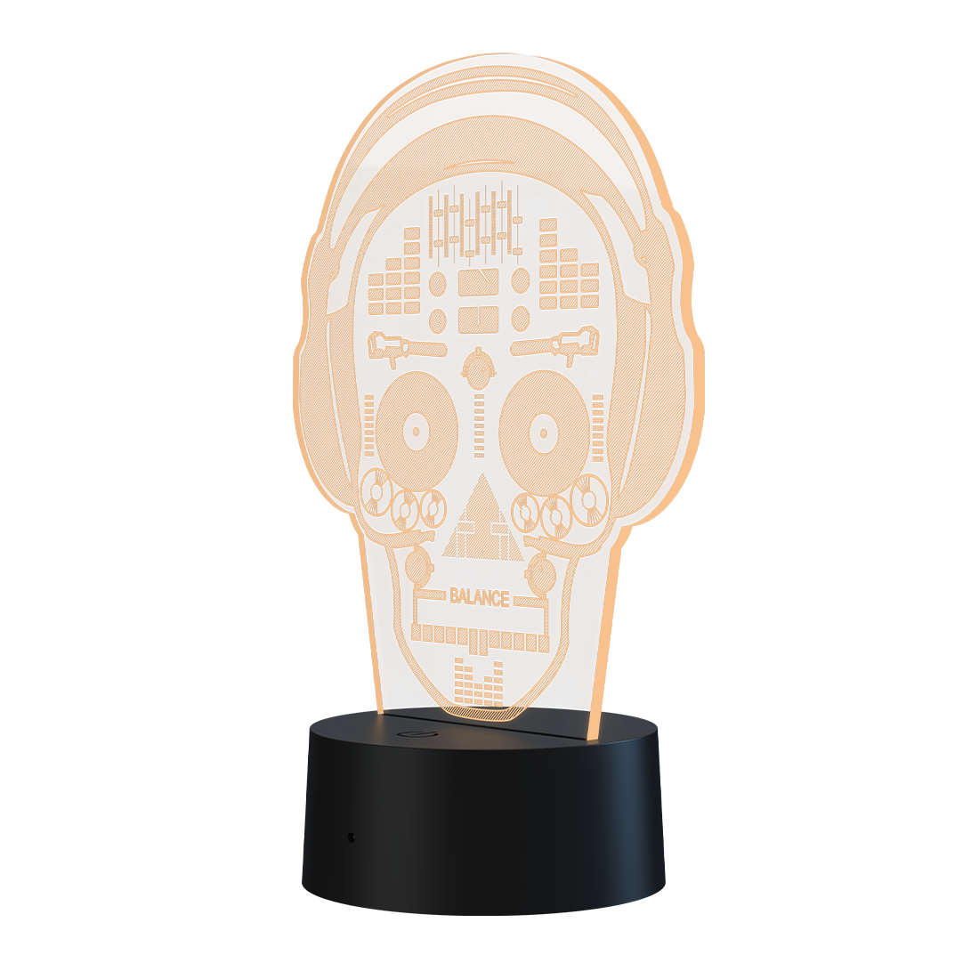 3D Led Lamp - Skull