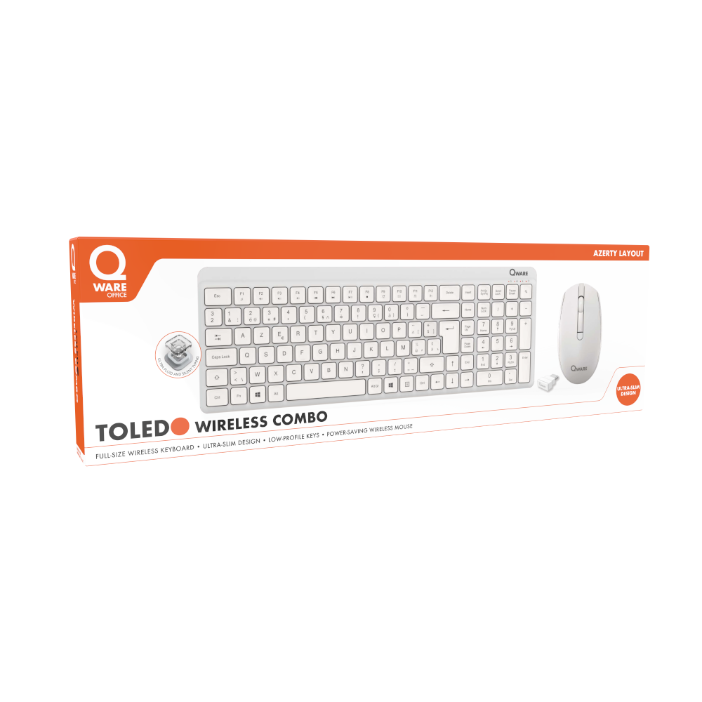Toledo draadloos toetsenbord en muis - BINNENKORT VERKRIJGBAAR
