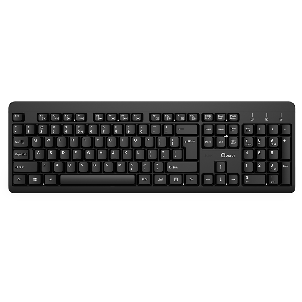 Swindon Wired Keyboard - Black