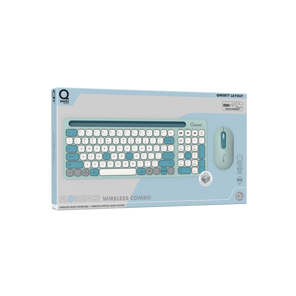 Florence Draadloze Combo - Zwart