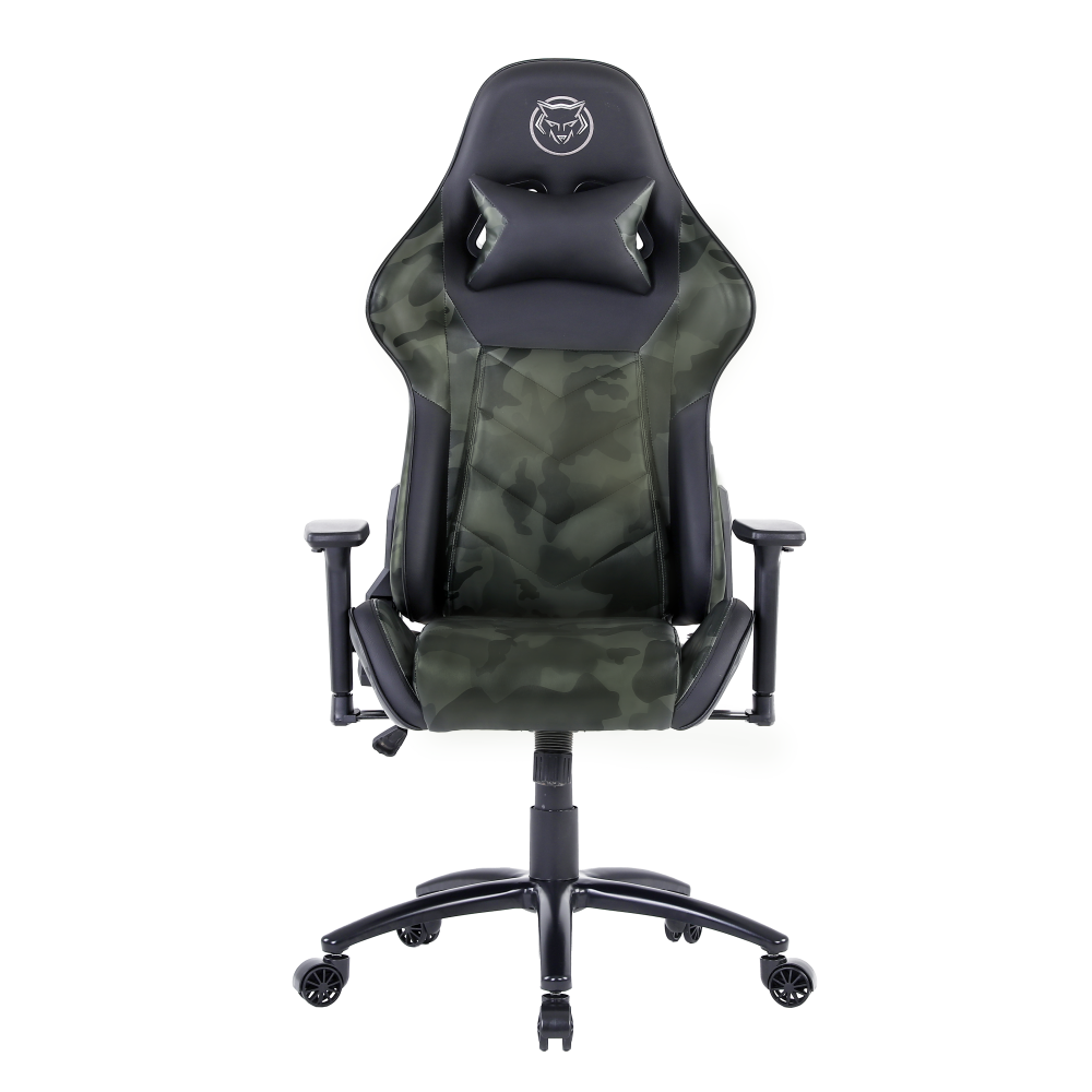 Qware Gaming Chair Alpha Forest Green Camouflage