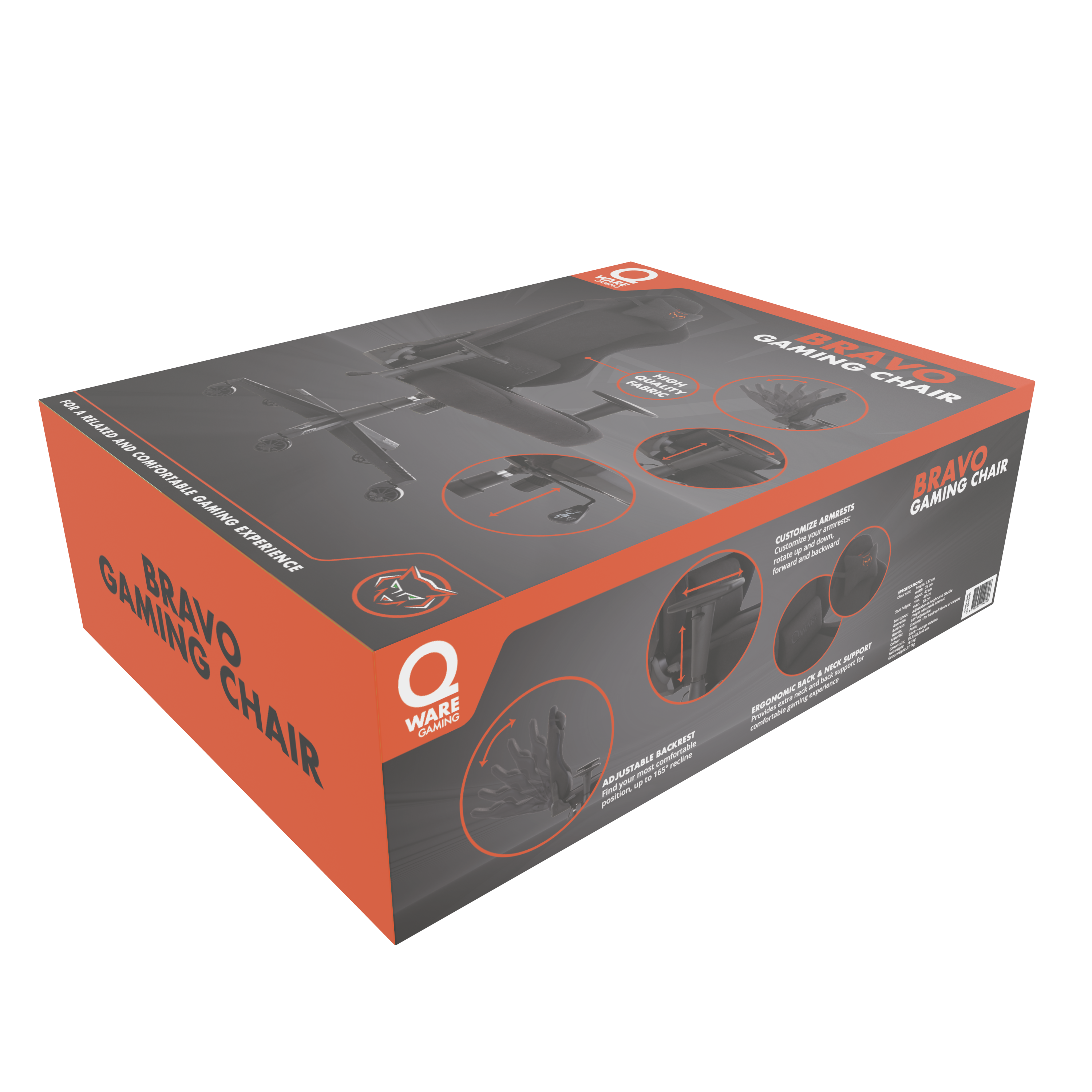 Qware gaming stoel Bravo