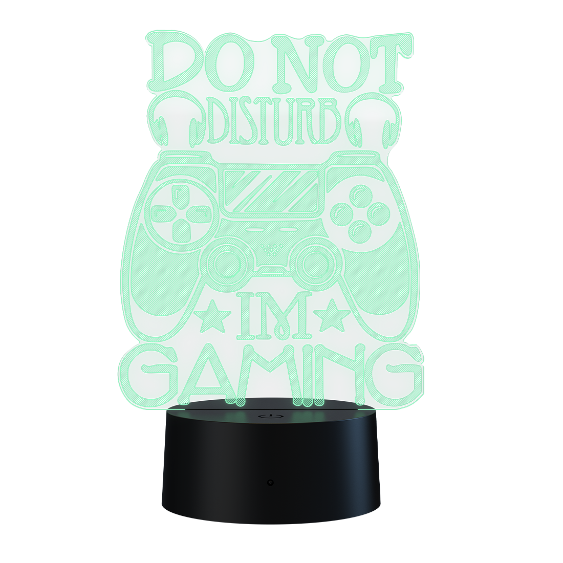 3D Led Lamp - Do not disturb, I'm gaming