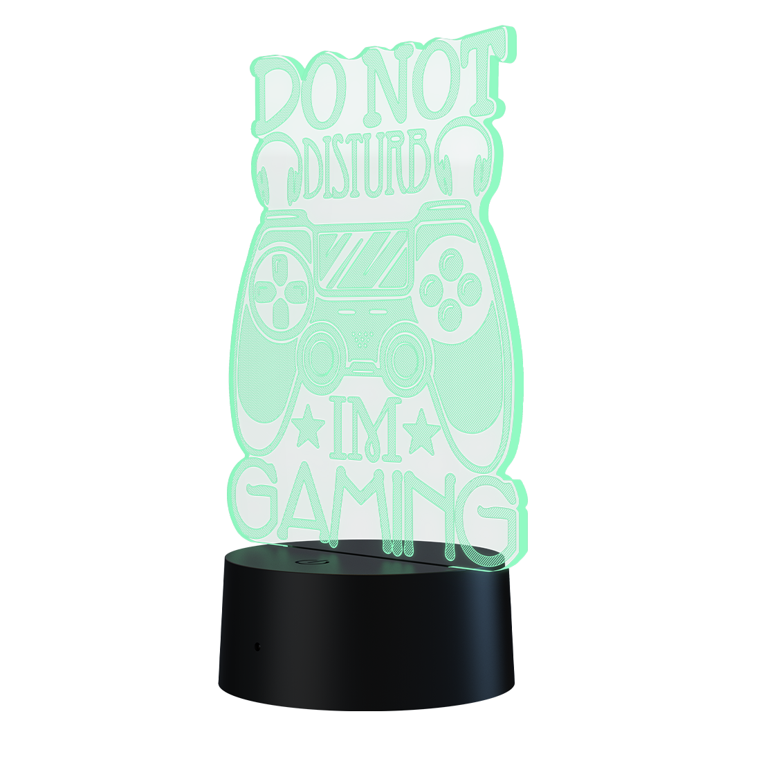 3D Led Lamp - Do not disturb, I'm gaming