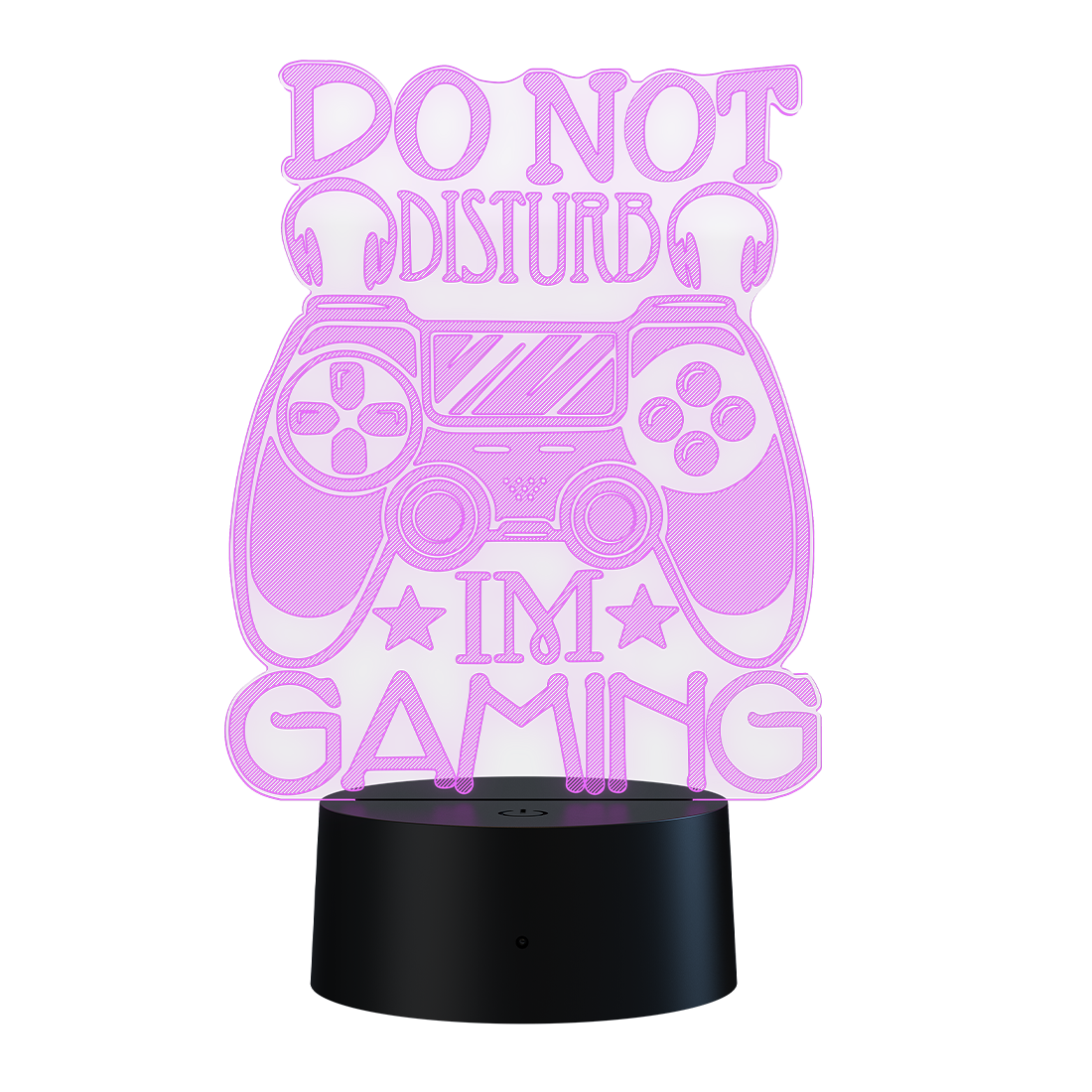 3D Led Lamp - Do not disturb, I'm gaming