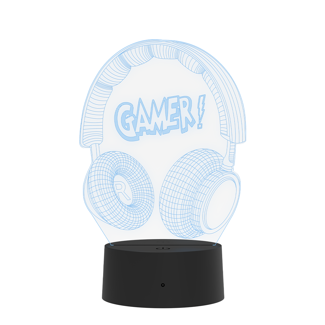 3D Led Lamp - Gamer!