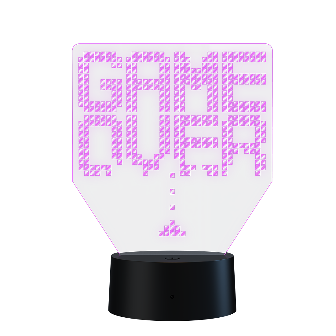 3D Led Lamp - Game over