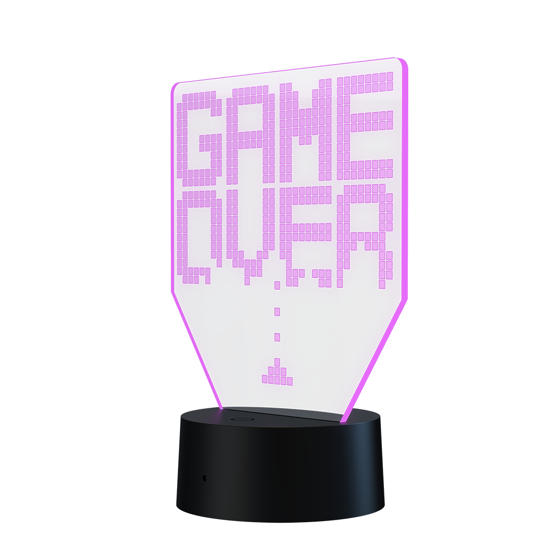 3D Led Lamp - Game over