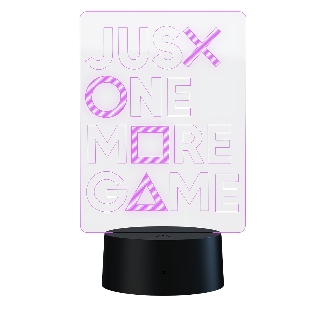 3D Led Lamp - Just one more game