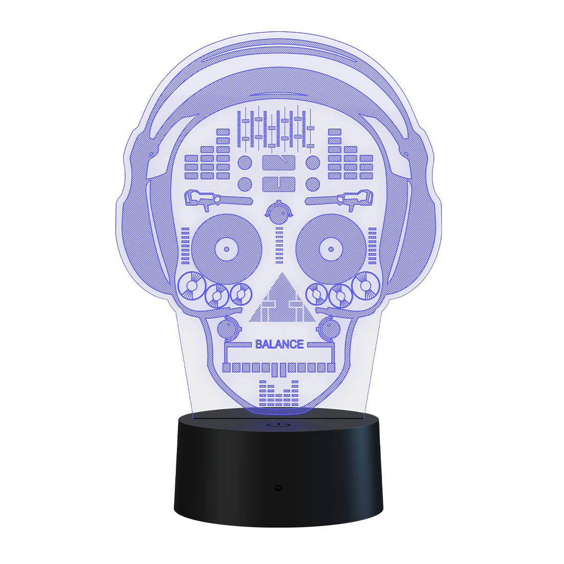 3D Led Lamp - Skull